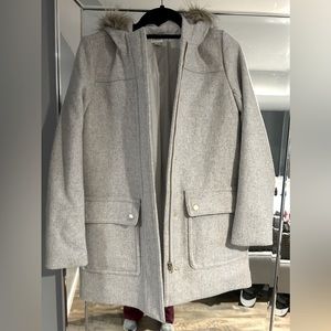 EUC J Crew Vail Parka Gray 00